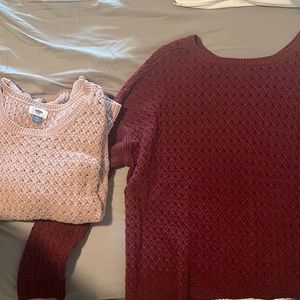 Two sweaters